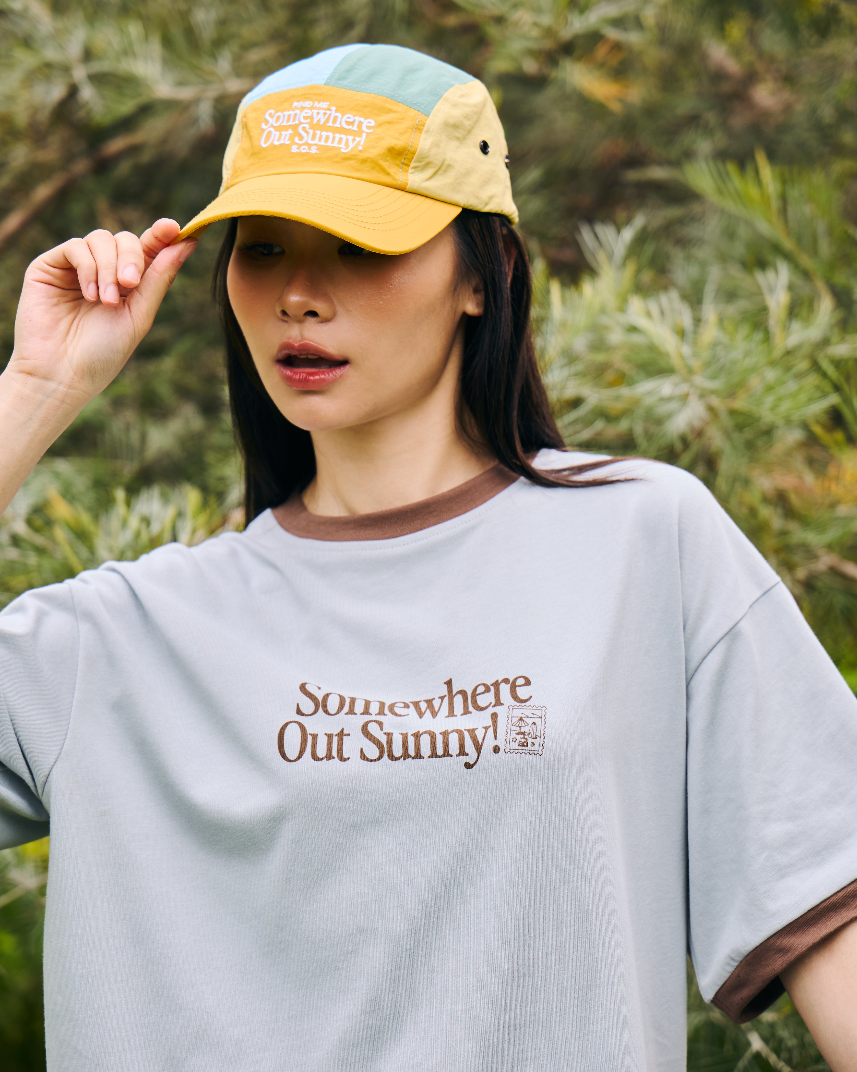 *Wacky Wears Collab* 5 Panel Cap - S.O.S. Lemon