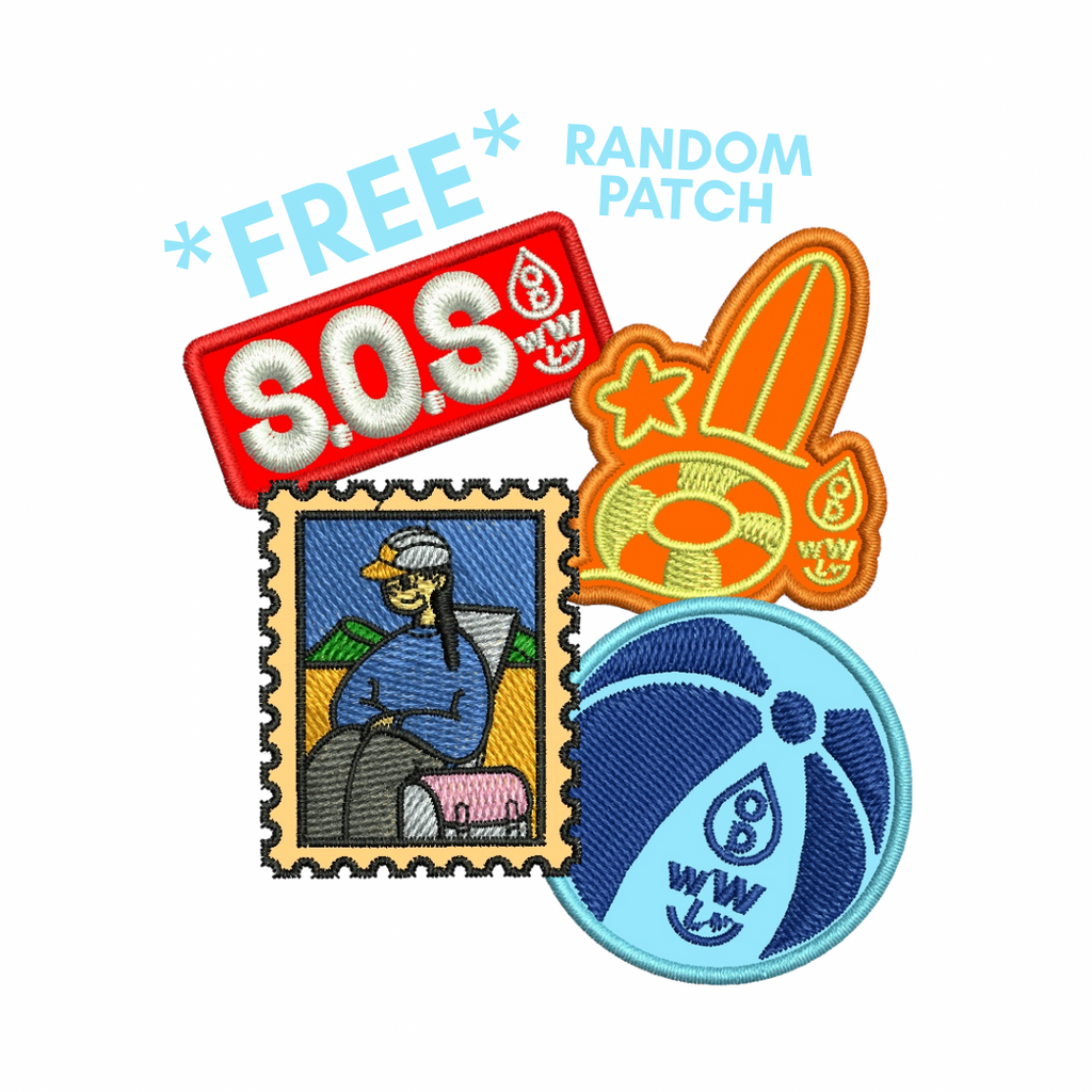 *Wacky Wears Collab* 5-Panel Bucket Hat - S.O.S. Navy