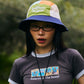 *Wacky Wears Collab* 5-Panel Bucket Hat - S.O.S. Navy