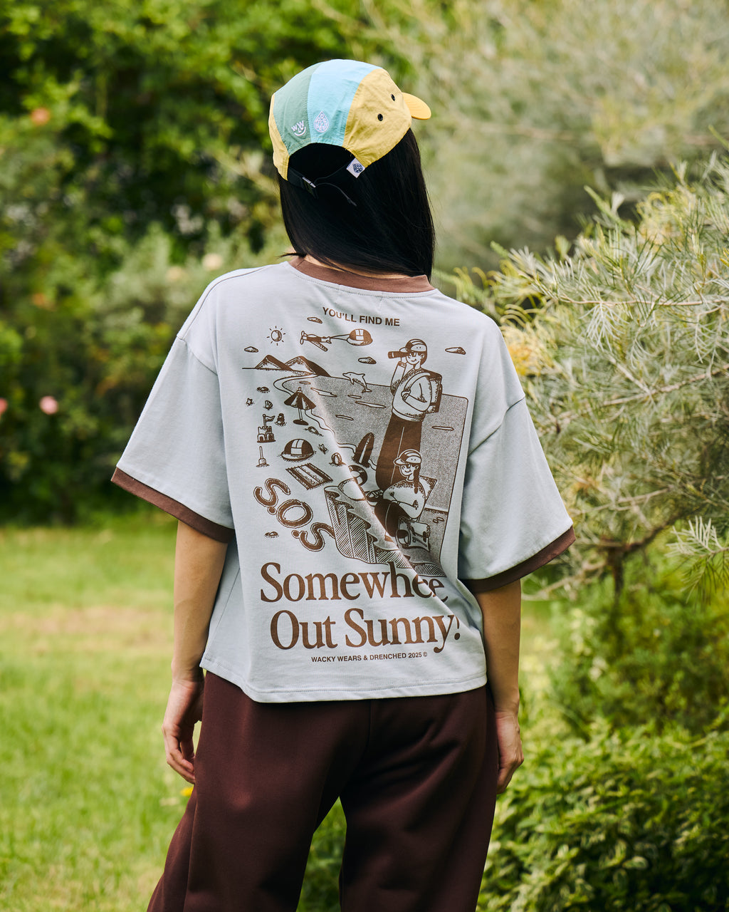 *Wacky Wears Collab* 5 Panel Cap - S.O.S. Lemon