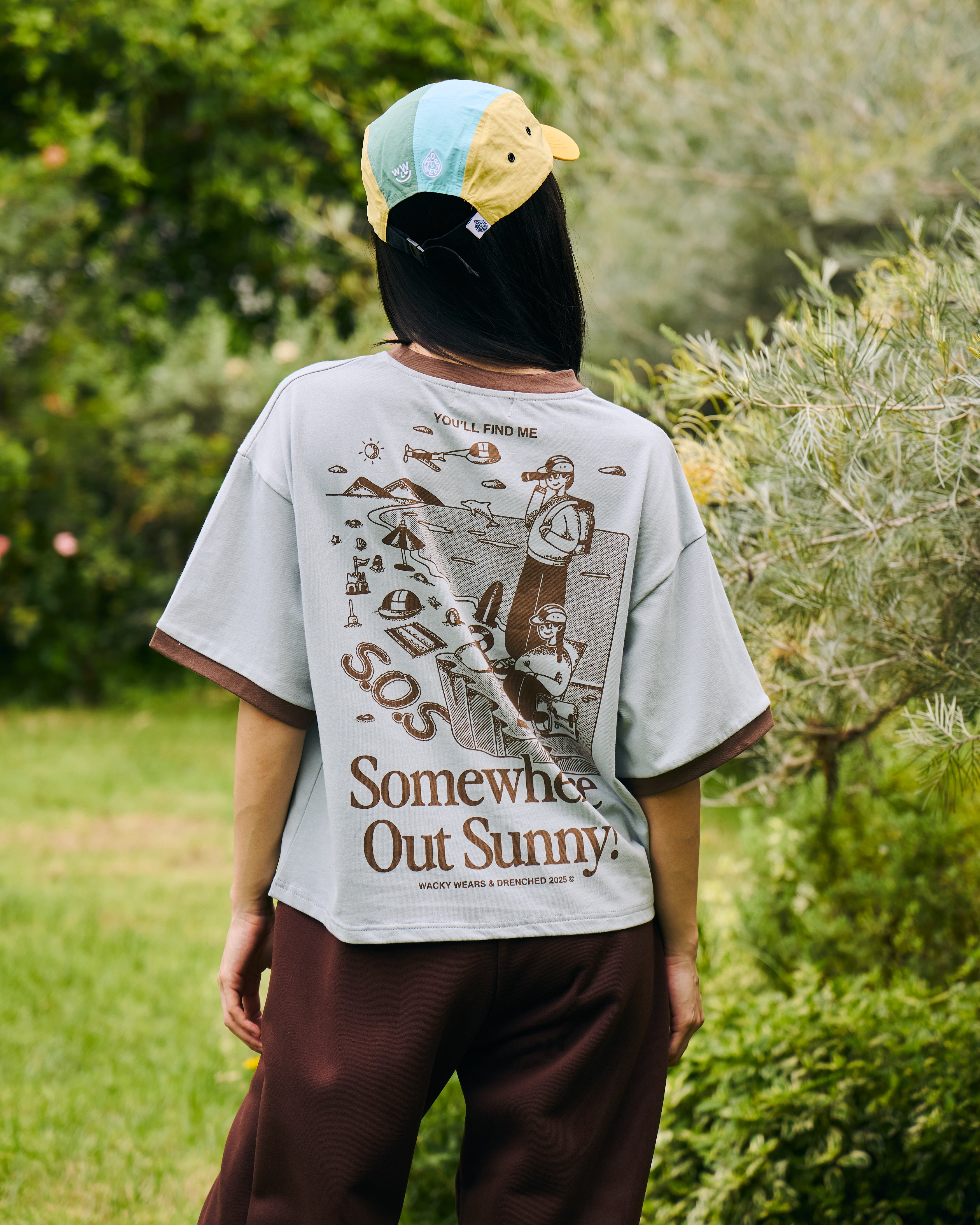 *Wacky Wears Collab* 5 Panel Cap - S.O.S. Lemon