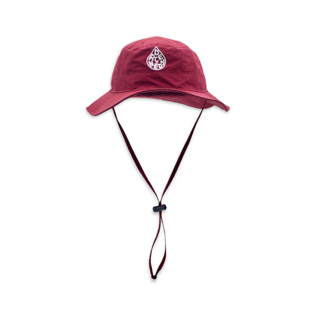 Droplet Bucket Hat - Maroon