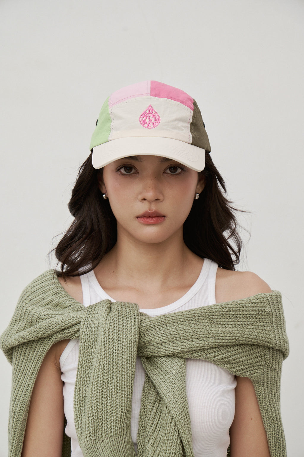 5 Panel Cap - Strawberry Matcha