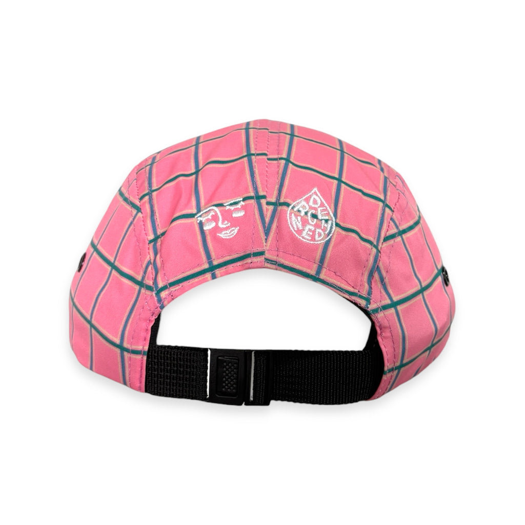 *Smitten By Pattern Collab* 5 Panel Cap - Pink Palm