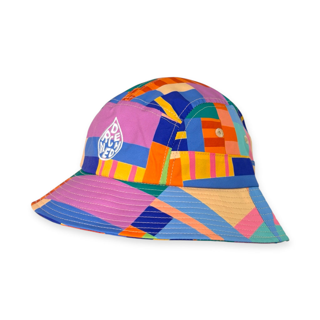 *Smitten By Pattern* 5-Panel Bucket Hat - Candy Grid (pre-order)