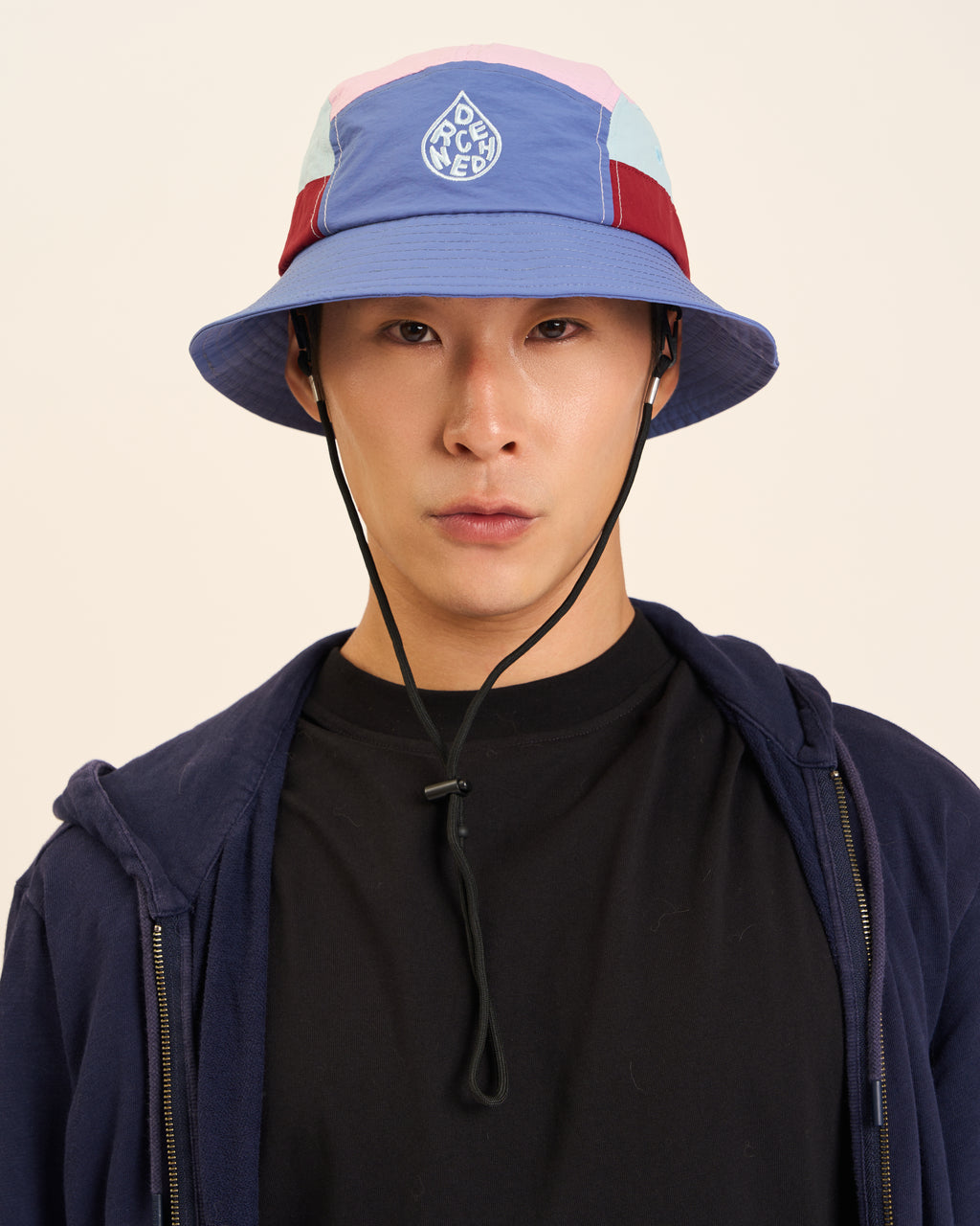 5-Panel Bucket Hat - Blue Cherry
