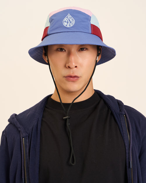 5-Panel Bucket Hat - Blue Cherry