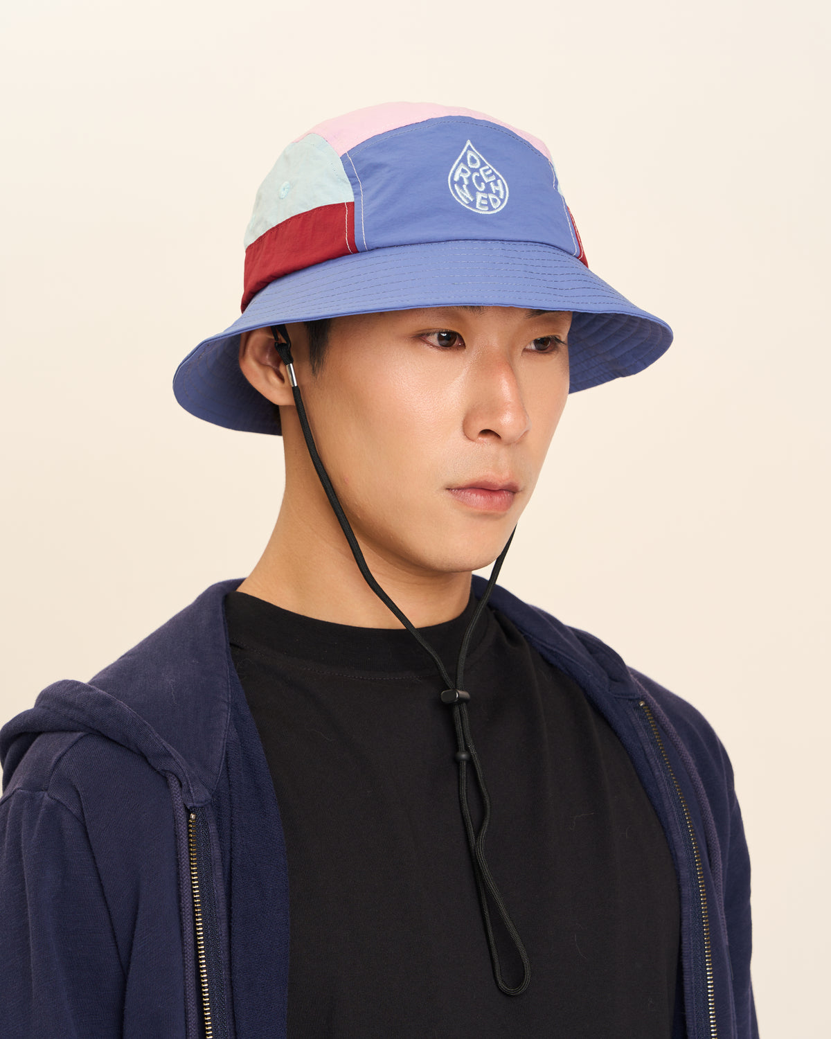 5-Panel Bucket Hat - Blue Cherry