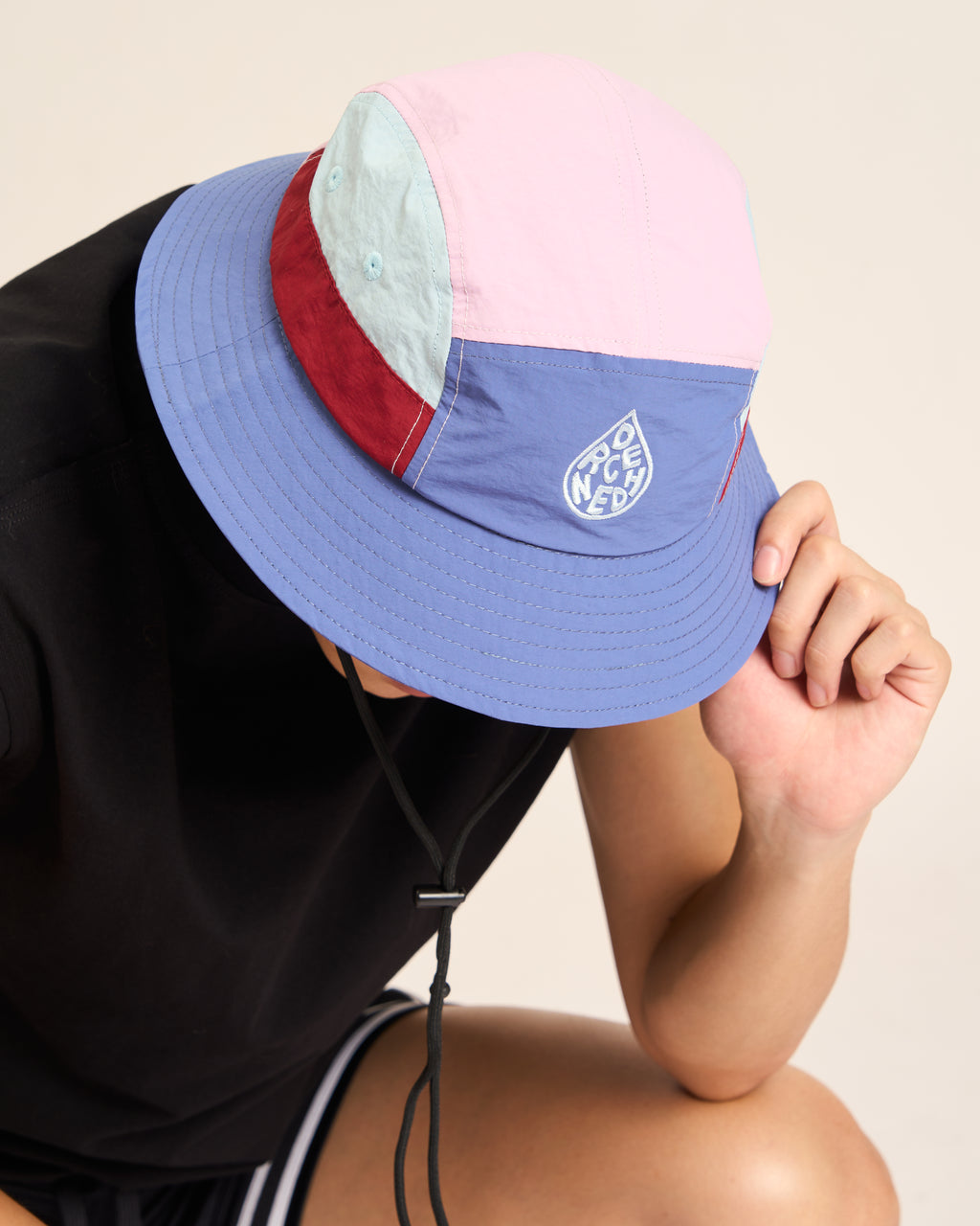 5-Panel Bucket Hat - Blue Cherry