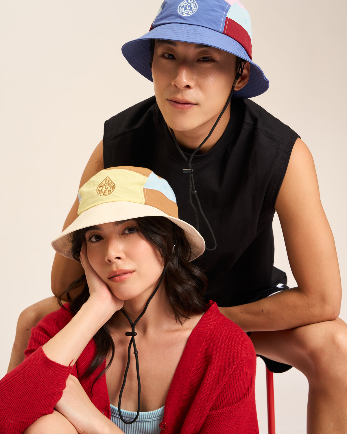 5-Panel Bucket Hat - Honeycomb