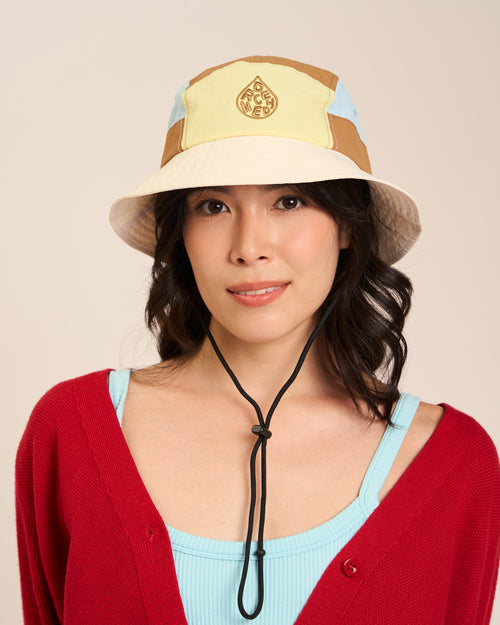 *KIDS* 5-Panel Bucket Hat - Honeycomb