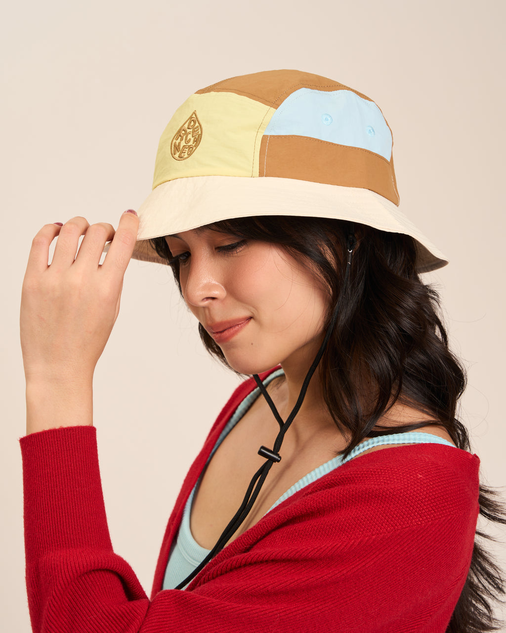 5-Panel Bucket Hat - Honeycomb