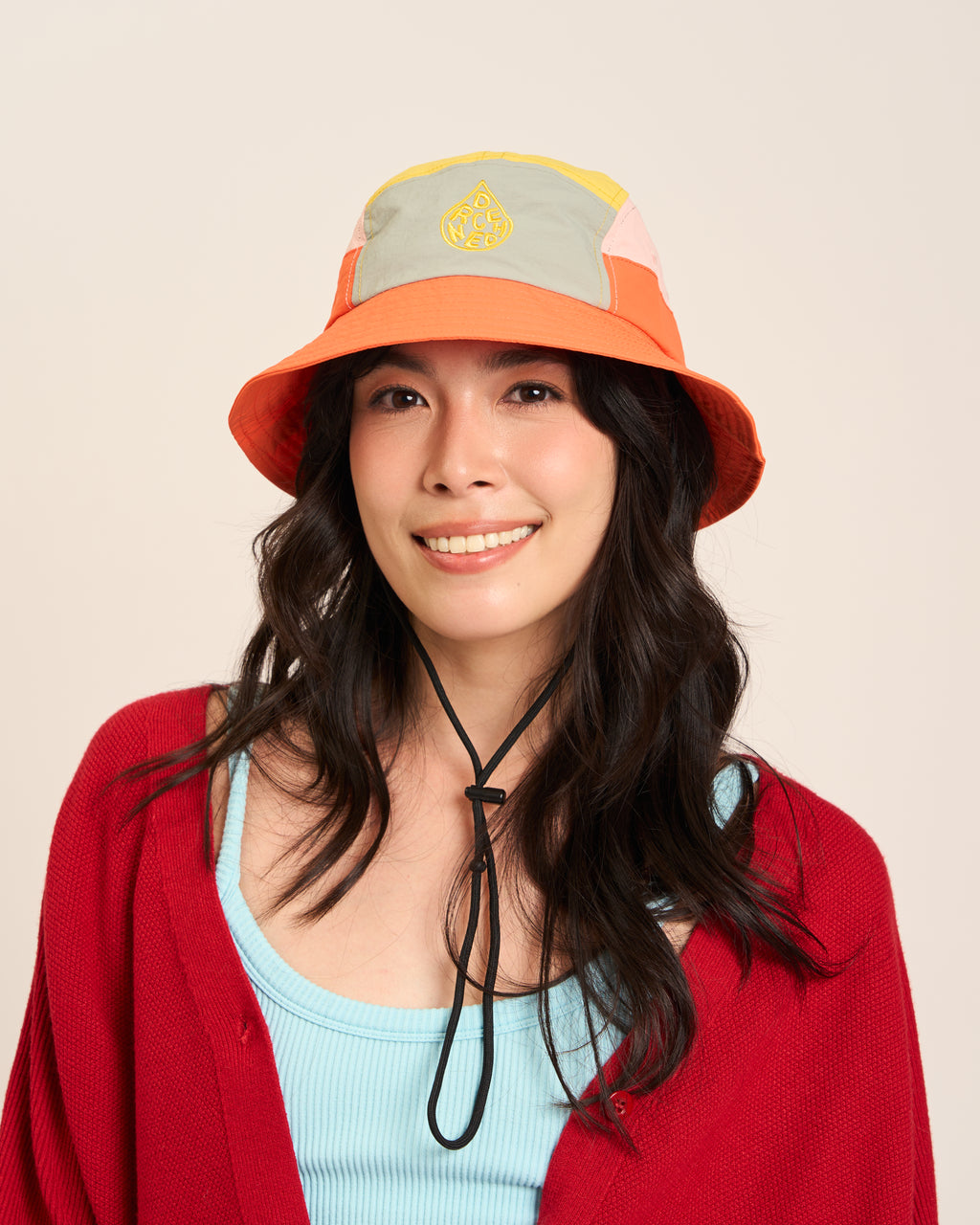5-Panel Bucket Hat - Papaya
