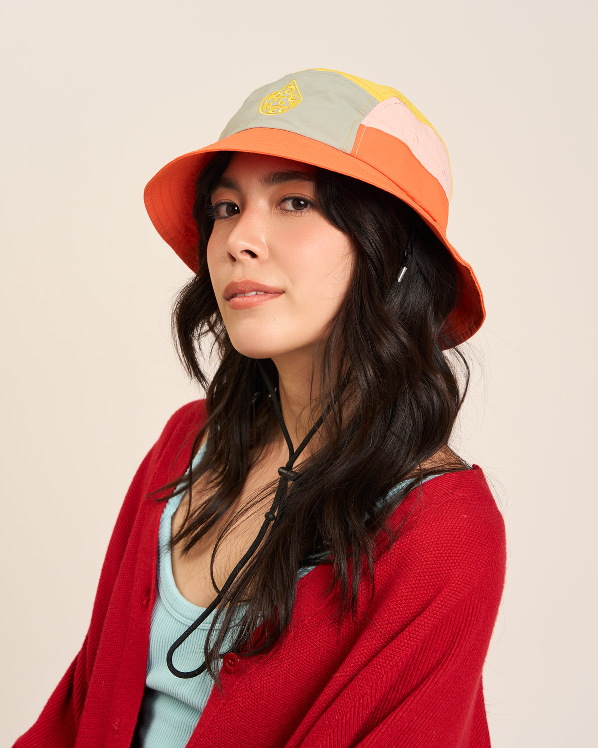 5-Panel Bucket Hat - Papaya